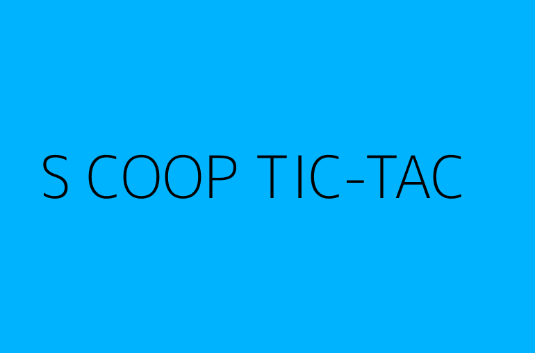 S COOP TIC-TAC